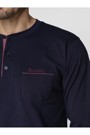 ست لباس راحتی سرمه ای مردانه ساده Pierre Cardin - کد 857447023