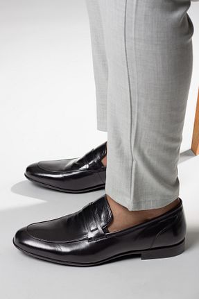 کفش کلاسیک مشکی مردانه چرم خالص Pampa Shoes - کد 877525962