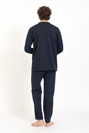 ست لباس راحتی سایز بزرگ آبی مردانه ساده Lukitus - کد 877533862
