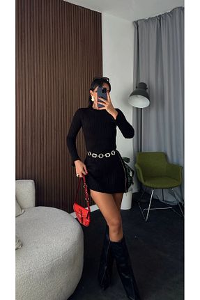 لباس مشکی زنانه تریکو hiraz fashion - کد 877533359