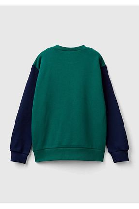 سوئیشرت زرد بچه گانه چاپی United Colors of Benetton - کد 849112010