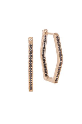 گوشواره جواهر رنگی زیرکن Juju - کد 877547560