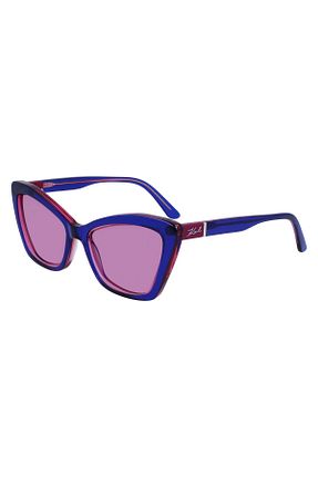 عینک آفتابی بژ زنانه 54 Karl Lagerfeld - کد 878155127
