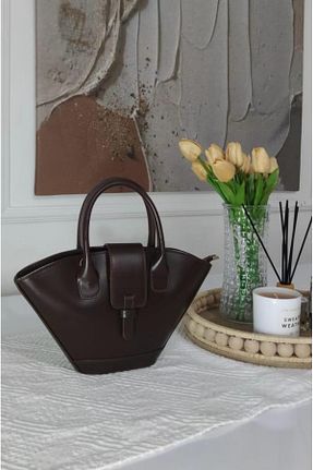 کیف دوشی طوسی زنانه چرم مصنوعی adrbags - کد 877556408