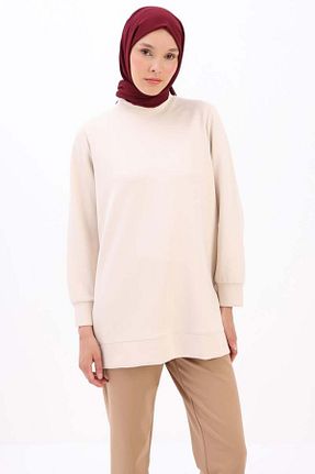 تونیک حجاب بژ زنانه ویسکون ALLDAY - کد 877562490