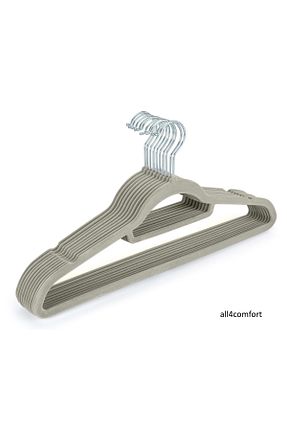 آویز طوسی مخمل all4confort - کد 824350312