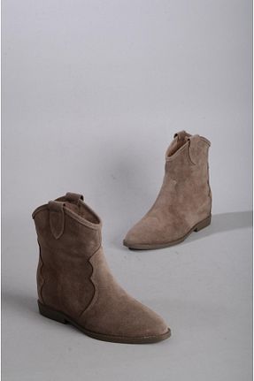 بوت / نیم بوت قهوه ای زنانه جیر SEÇ KUNDURA - کد 784891170