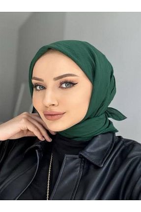 روسری سبز پنبه پلی استر modesta - کد 877564545
