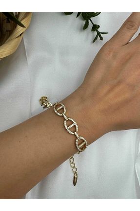 دستبند استیل (فولاد) قهوه ای زنانه استیل (فولاد) DARGENTOPELİT - کد 877564897