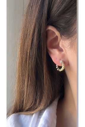 گوشواره استیل (فولاد) متالیک استیل (فولاد) CHARMLUCKY - کد 877576283