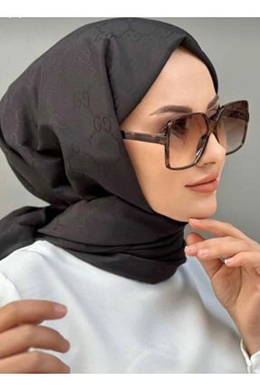 شال مشکی زنانه پنبه ای helya scarf - کد 877590853
