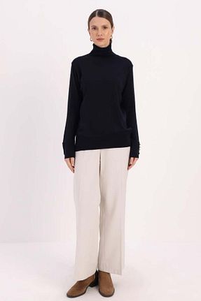 پلیور حجاب سرمه ای زنانه اکریلیک ALLDAY - کد 877600263