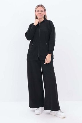 ست گرمکن حجاب مشکی زنانه رگولار ALLDAY - کد 877601001