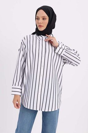 پیراهن حجاب سفید زنانه Relaxed ALLDAY - کد 877602611
