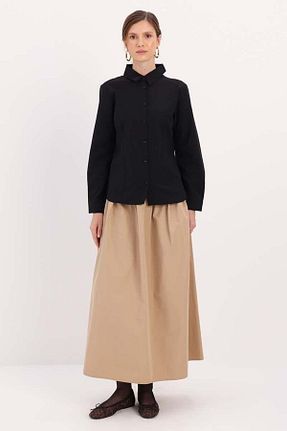 پیراهن حجاب مشکی زنانه رگولار ALLDAY - کد 877602785