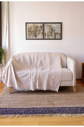 کاور مبل بژ پنبه ای Koza Mix towel - کد 784528861