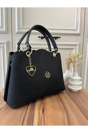 کیف دوشی مشکی زنانه چرم مصنوعی TAKYAKA - کد 863528916