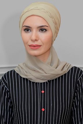 کلاه شنای حجاب بژ زنانه HÜRREM BONE - کد 215076861