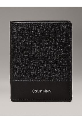 کیف پول مشکی مردانه سایز متوسط Calvin Klein - کد 877644123