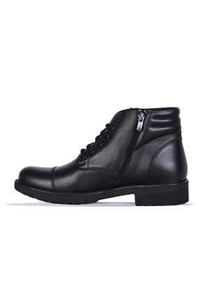 بوت / نیم بوت مشکی مردانه پاشنه تخت Crisso - کد 877638325
