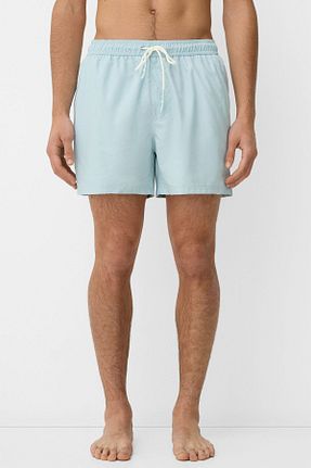 مایو سرمه ای مردانه Fitted Bershka - کد 878230668