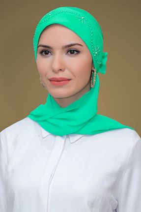 کلاه شنای حجاب سبز زنانه HÜRREM BONE - کد 215089113