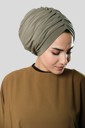 کلاه شنای حجاب قهوه ای زنانه HÜRREM BONE - کد 804428800