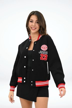 کت مشکی زنانه رگولار Koza Butik - کد 877645521