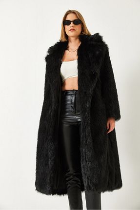 کاپشن مشکی زنانه Straight Bianco Lucci - کد 877649982