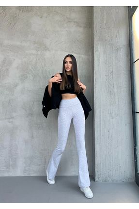 ساق شلواری طوسی زنانه بافتنی Ozy Fashion - کد 877147514