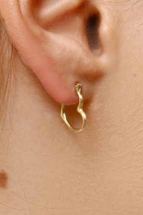گوشواره طلا زرد زنانه 14 عیار Altınkesesi - کد 280961479