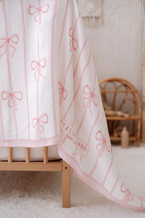 پارچه موسیلین صورتی Atelier Babbi - کد 775830169