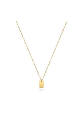 گردنبند استیل ( فولاد ) زرد زنانه استیل (فولاد) stainless steel - کد 877675717