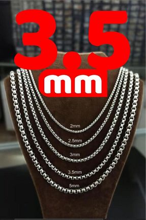 گردنبند استیل ( فولاد ) طوسی مردانه استیل ضد زنگ OSMANLI GÜMÜŞ - کد 780483409