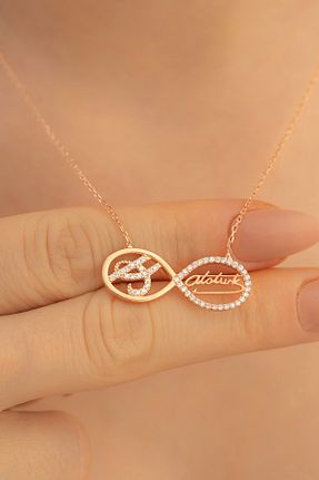 گردنبند نقره نارنجی زنانه 925 عیار OSMANLI GÜMÜŞ - کد 48293108