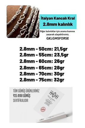 گردنبند نقره مردانه 925 عیار OSMANLI GÜMÜŞ - کد 106888432