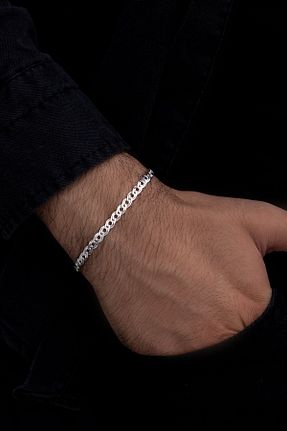 دستبند نقره مردانه 925 عیار OSMANLI GÜMÜŞ - کد 763863319