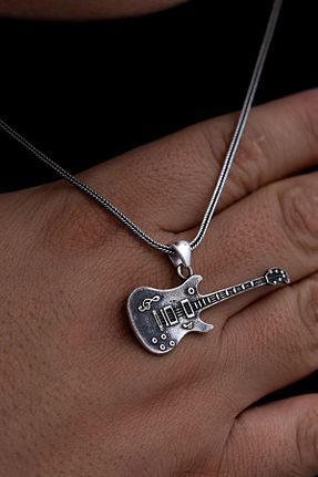 گردنبند نقره نارنجی مردانه 925 عیار OSMANLI GÜMÜŞ - کد 43738522