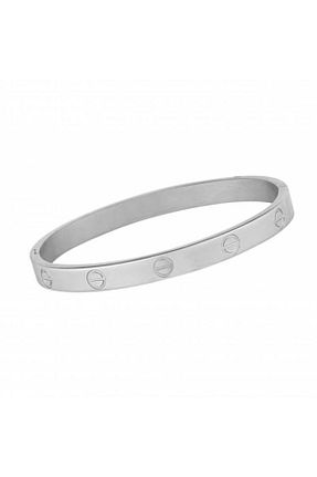 دستبند استیل (فولاد) سفید مردانه استیل (فولاد) OSMANLI GÜMÜŞ - کد 81813023