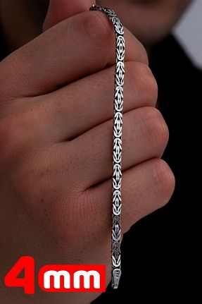 دستبند نقره رنگی مردانه 925 عیار OSMANLI GÜMÜŞ - کد 831890984