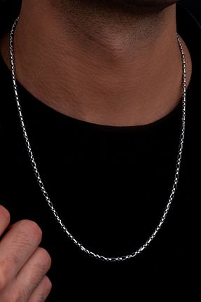 گردنبند استیل ( فولاد ) متالیک مردانه استیل (فولاد) OSMANLI GÜMÜŞ - کد 834416285