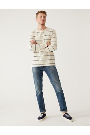 شلوار جین آبی مردانه رگولار Marks & Spencer - کد 887654338