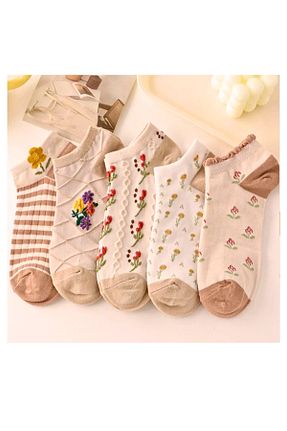 جوراب رنگی زنانه پنبه ای socksbox - کد 877698694