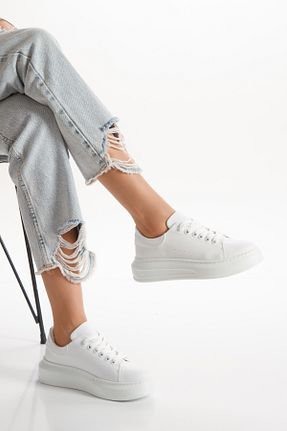 کفش پیاده روی سفید زنانه چرم مصنوعی La-Wie Shoes - کد 877682834