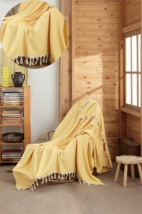 کاور مبل زرد پنبه Miracolo Home - کد 852248427