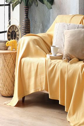 کاور مبل زرد پنبه ای Miracolo Home - کد 51257103