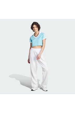 تیشرت اسپرت آبی زنانه اسلیم adidas - کد 877707126