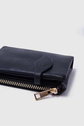 کیف پول مشکی زنانه چرم مصنوعی Shule Bags - کد 877759426