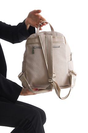 کوله پشتی بژ زنانه سایز متوسط Just Polo - کد 877732571
