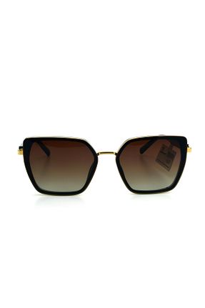 عینک آفتابی قهوه ای زنانه 60 U.S. Polo Assn. - کد 877739968